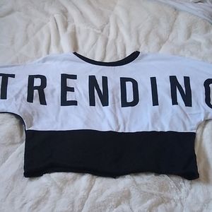 Crop sweatshirt